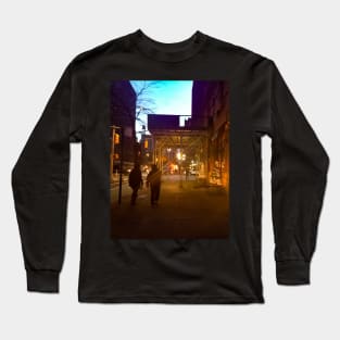 Amsterdam Ave, Upper West Side, Manhattan, NYC Long Sleeve T-Shirt